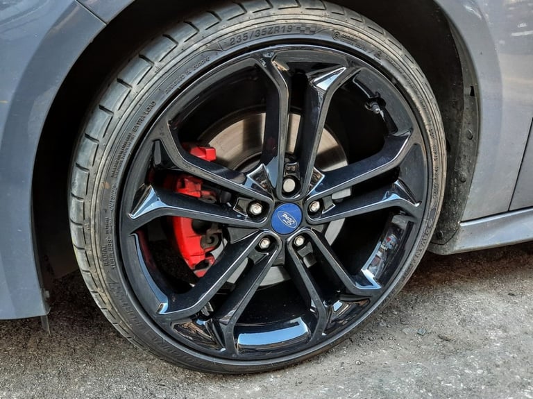 R561BG Swap FORD FOCUS ST 4X 19'' GENUINE 5 TWIN SPOKE GLOSS BLACK ALLOY WHEELS