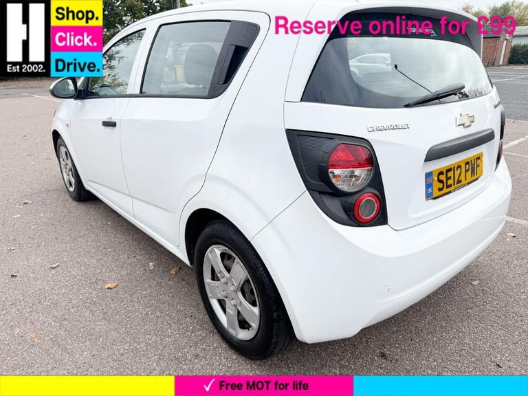 2012 Chevrolet Aveo 1.2 LS Hatchback 5dr Petrol Manual Euro 5 (s/s) (86 ps) HATCHBACK Petrol Manual