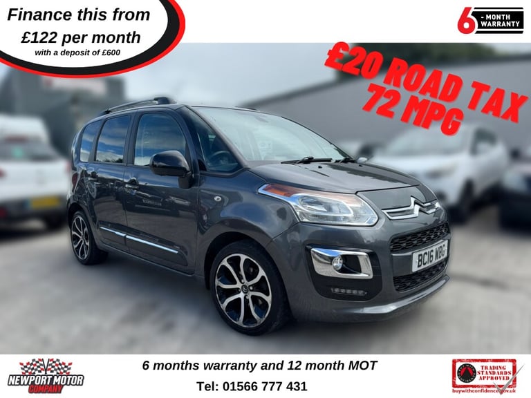 2016 Citroen C3 Picasso 1.6 BlueHDi Platinum 5dr MPV Diesel Manual
