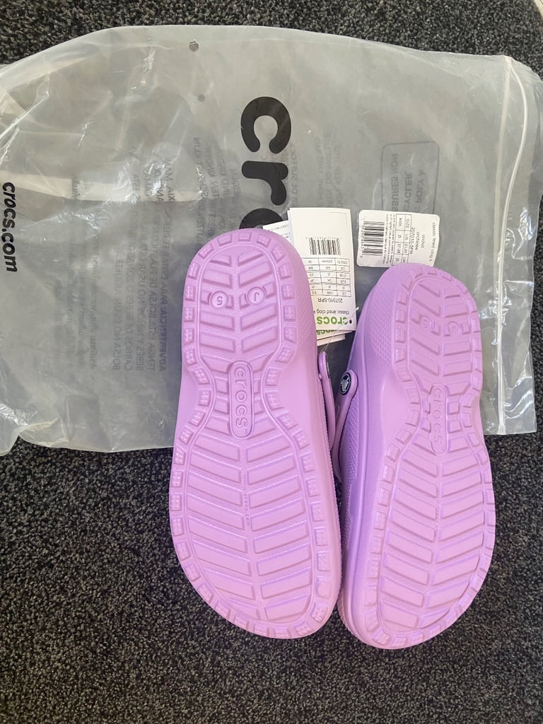 Fur lined crocs brand new with tags 