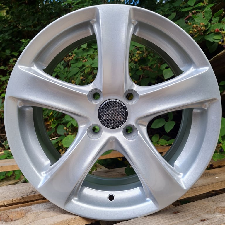 NEW 15" AKINA SNIPER ALLOY WHEELS FITS 4X100 VAUXHALL HONDA MINI ETC