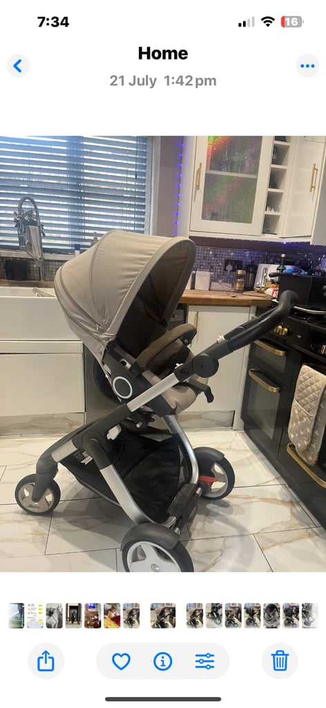 Stokke trailz pram 