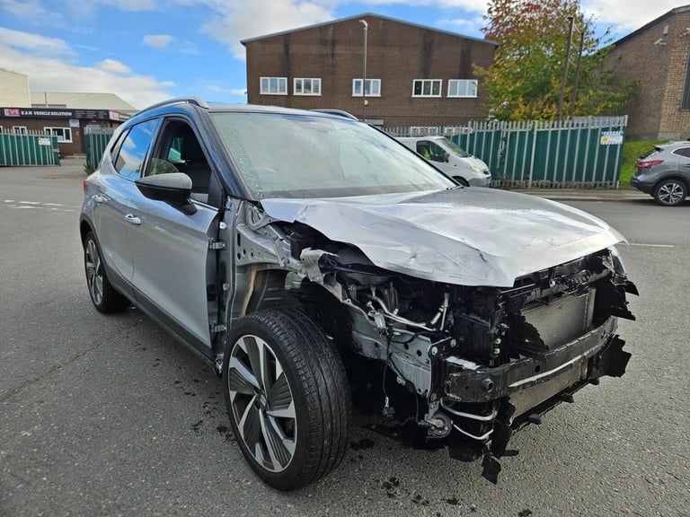 2024 SEAT ARONA 1.0 TSI 115 FR Sport 5dr DSG Auto Silver Damaged Salvage