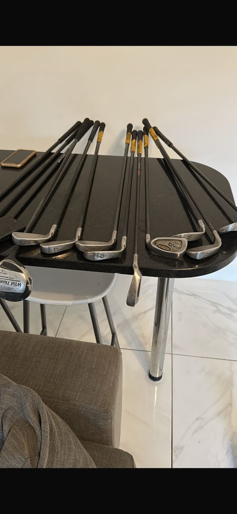 Golf clubs & Trolly, Stored in garage for 2yrs so need cleaning