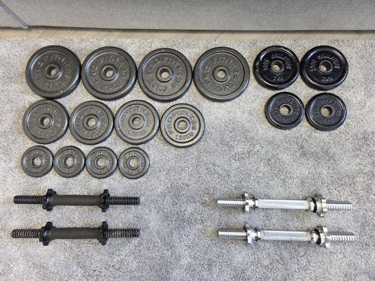 Pro Fitness Dumbbells & Collars/Holders