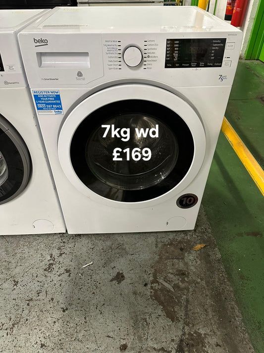 image for Beko 7kg washer dryer 🌟 Free Delivery 🌟 120 Days Warranty 🌟 