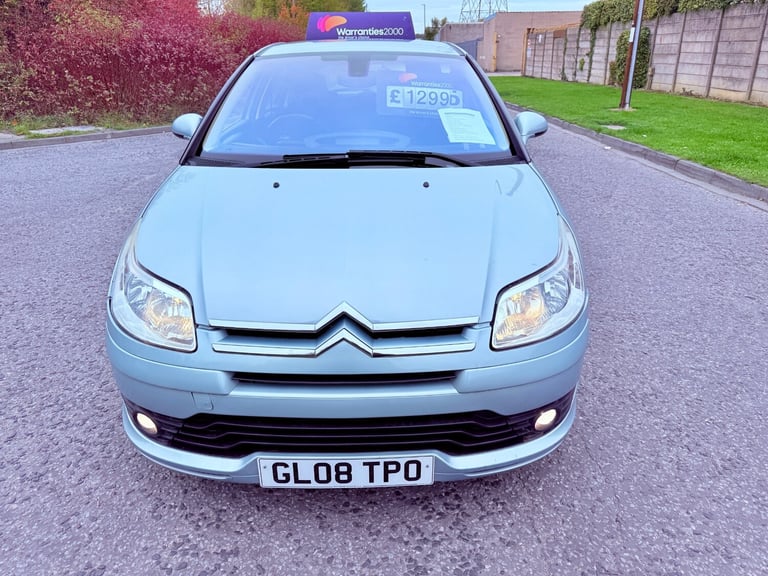 2008 08 CITROEN C4 1.6 VTR PLUS PETROL 5 DOOR MANUAL SAME LADY OWNER SINCE 2009