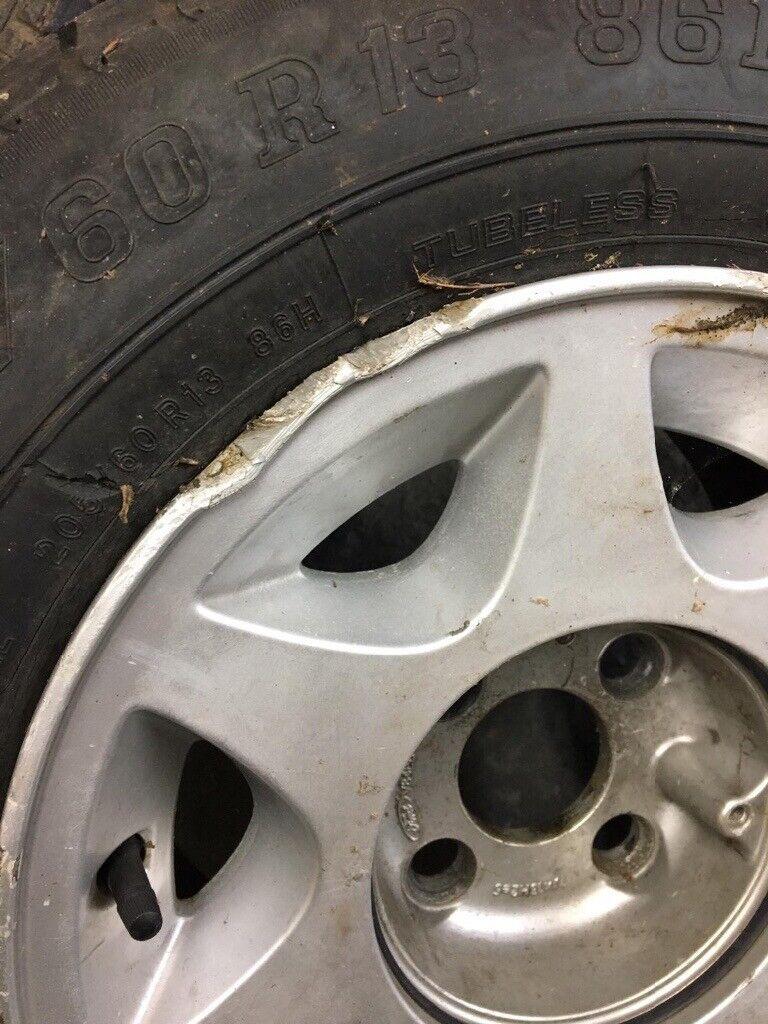 Ford Capri 13 alloys tyres x 4 all hold air size 205/60R/86h