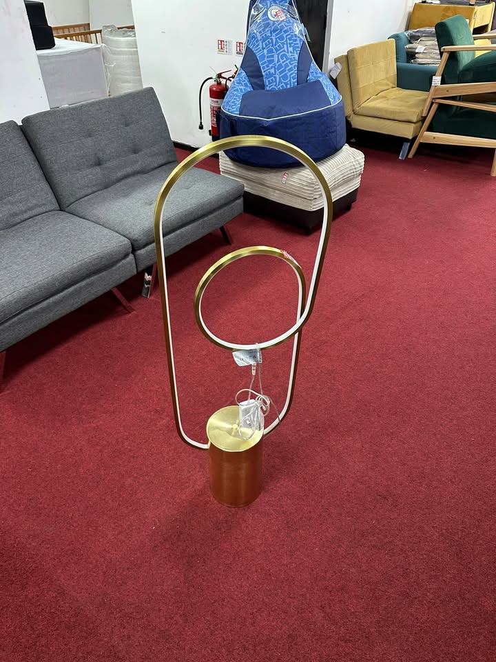 Pill LED Floor Lamp - Brushed Brass | Modern Standing Light