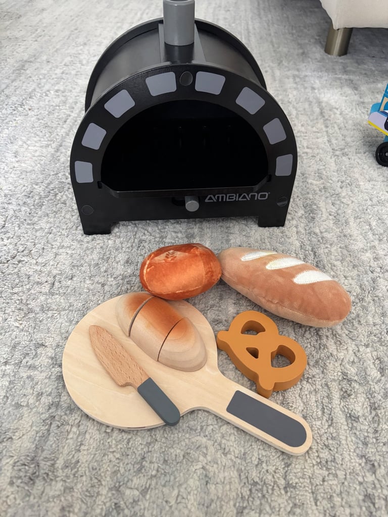 Wooden XL appliances - Bread oven wooden toy set