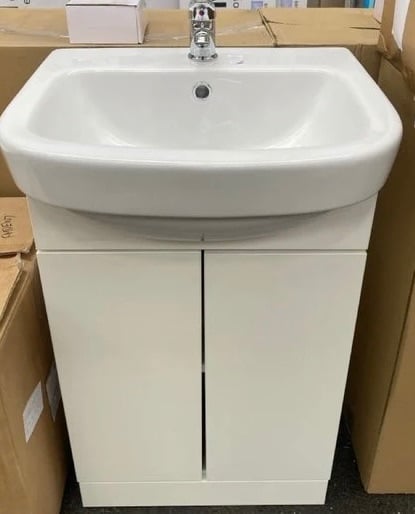 Bathroom vanity unit basin sink and tap