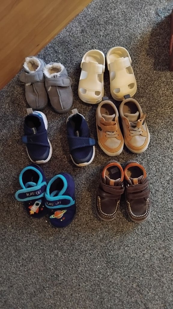 Bundle of Toddler Shoes - Adidas/Vans/ etc Size 6/6.5 - 8 pairs 