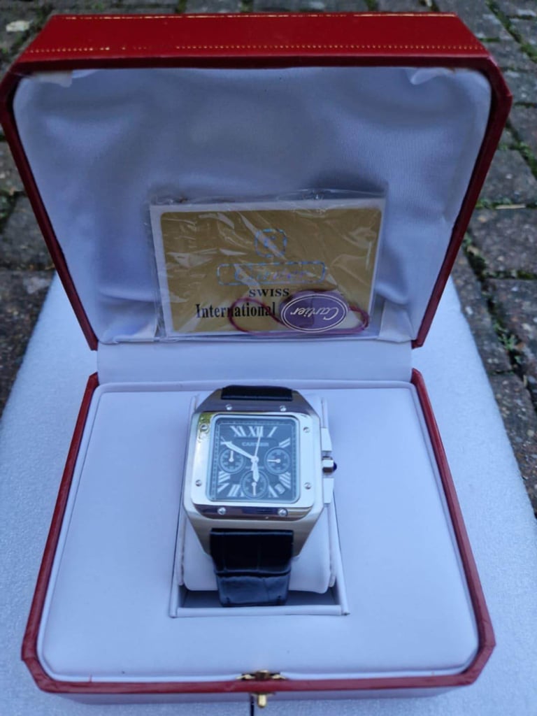 Men cartier watch santos smart 