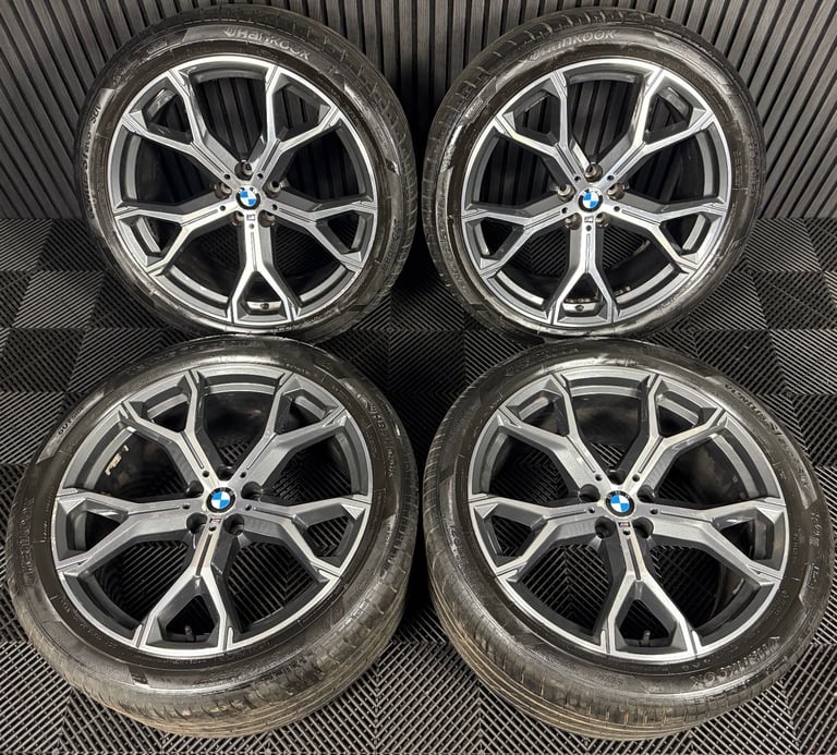 21'' GENUINE BMW X5 X6 G05 G06 741M M SPORT ALLOYS WHEELS ALLOYS TYRES