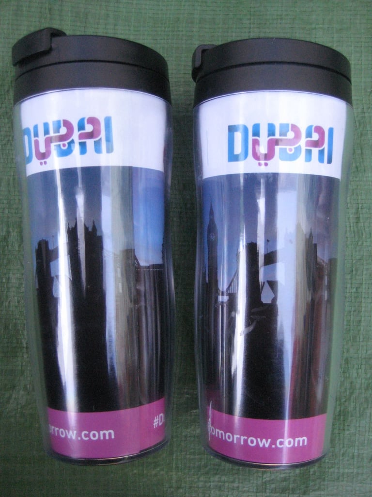 Two Brand New Thermal Drinking Cups with Watertight Lids: The 2 for £3.00