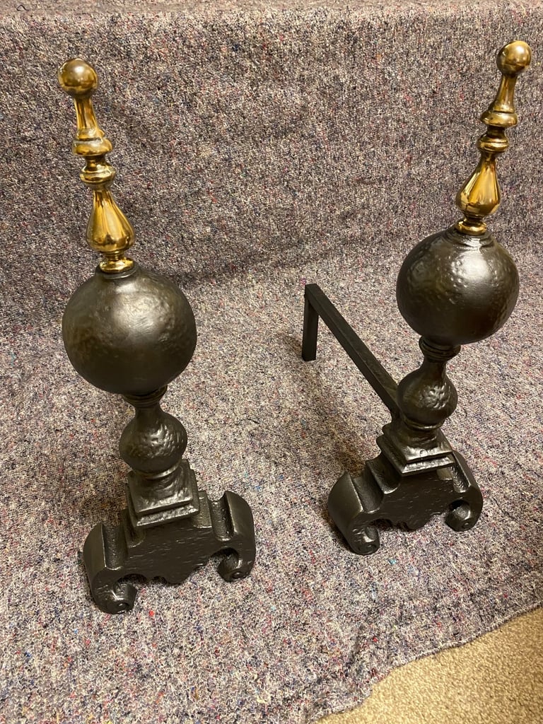 Vintage Andirons / fire dogs