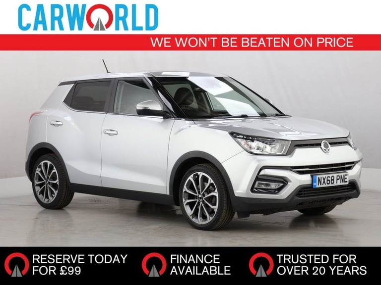 image for 2018 Ssangyong Tivoli 1.6 e-XGi Ultimate SUV 5dr Petrol Auto Euro 6 (128 ps) HATCHBACK Petrol Aut...