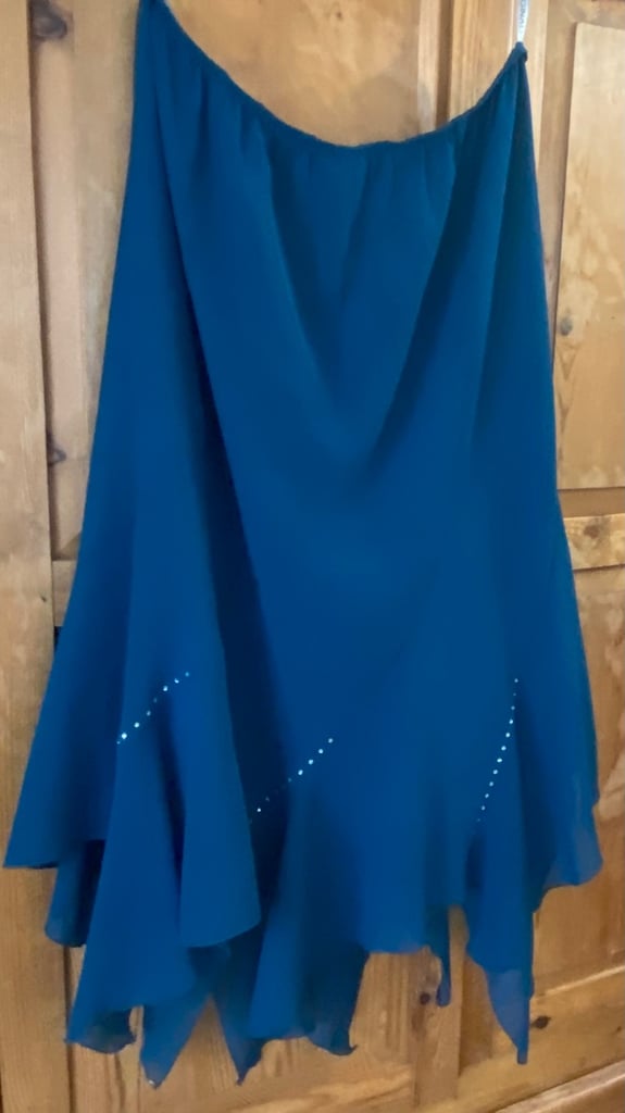 Roman asymmetrical special occasion skirt size 22