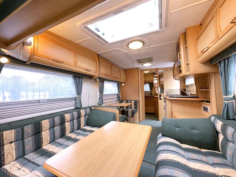 2005 ABBEY VOGUE GTS 416 4 BERTH CARAVAN, END BATHROOM WITH MOTOR MOVER & AWNING