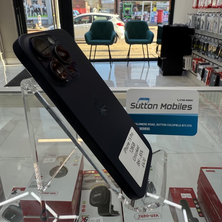 iPhone 15 Pro 128GB Unlocked 85%🔋