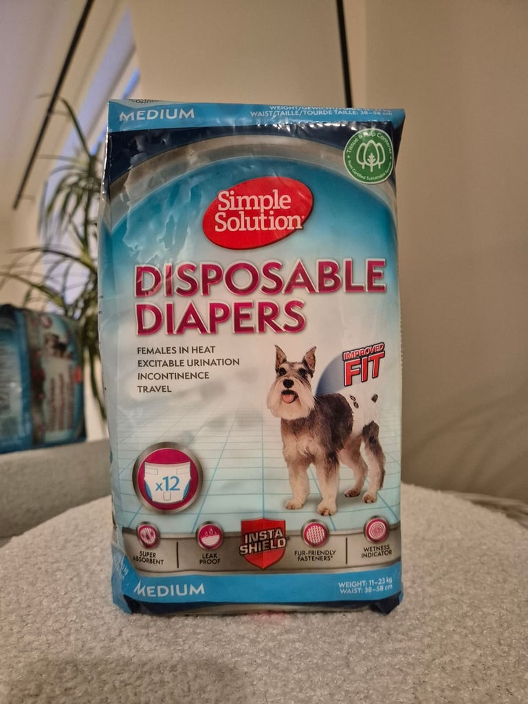 image for Disposable diapers for dogs