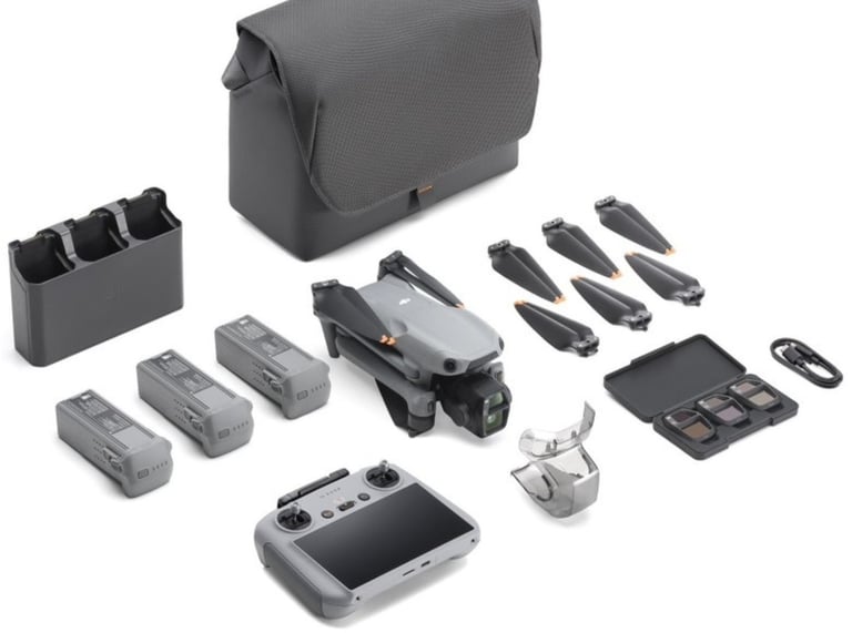 image for DJI Air 3S Drone Fly More Combo - As New - Plus additional carry-case, fast charger and pro filters
