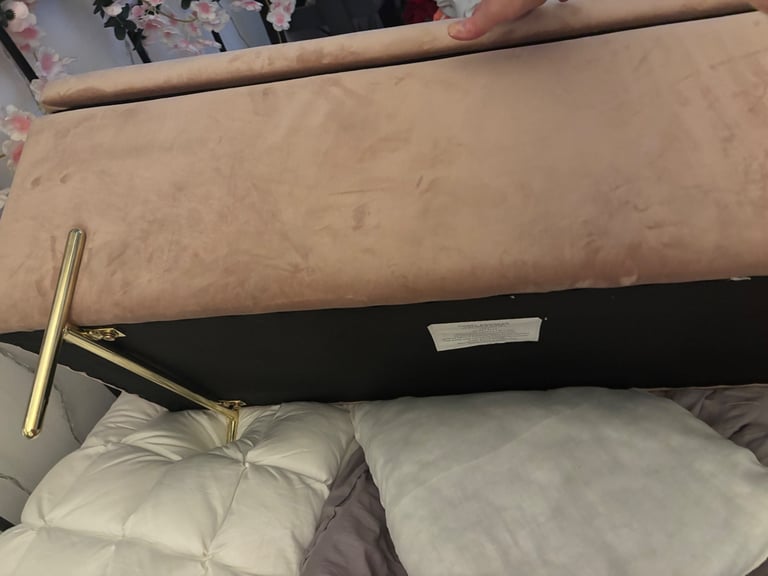 image for Blush pink ottoman 