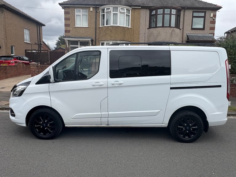 2020 FORD TRANSIT CUSTOM LIMITED CREW VAN AUTOMATIC 76K FSH NO VAT
