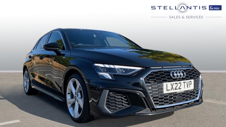 image for 2022 Audi A3 1.0 TFSI 30 S line Sportback 5dr Petrol Manual Euro 6 (s/s) (110 ps) Hatchback Petro...