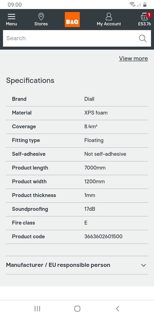Laminate flooring and underlay 