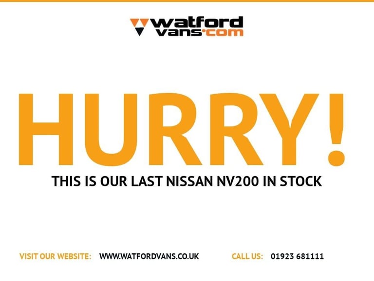 2015 Nissan NV200 1.5 dCi Acenta Van CAR DERIVED VAN DIESEL Manual