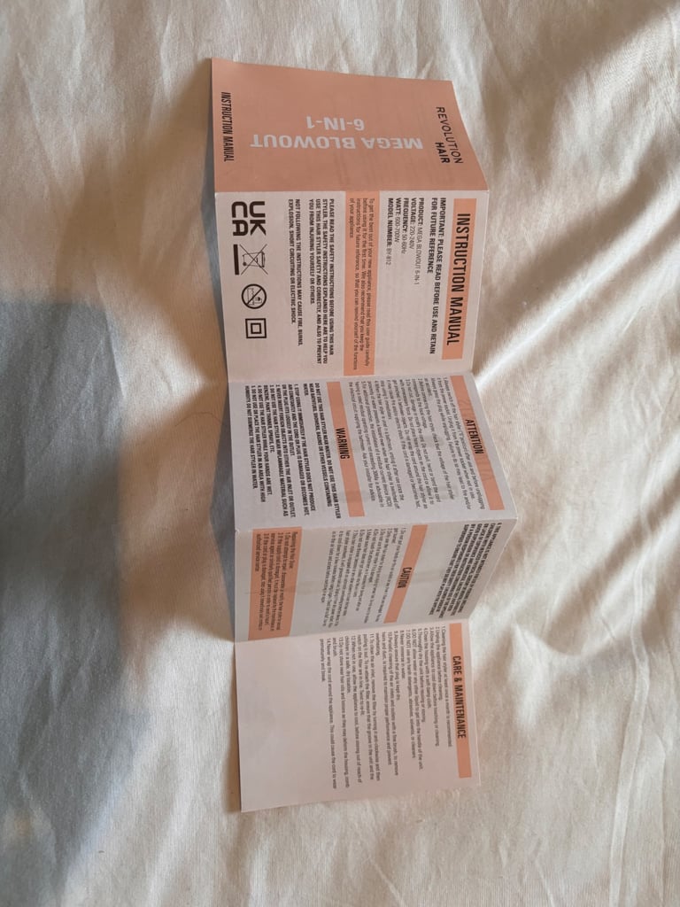 Revolution hair: 6 in 1 hot air brush