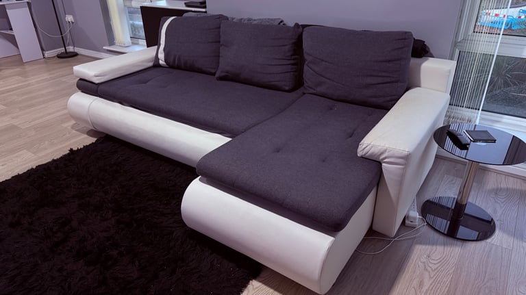 image for Corner L Shape Sofa Bed with Storage