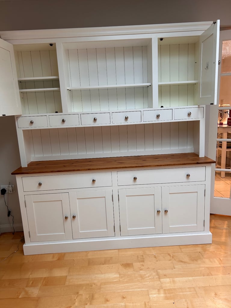 Large soft white dresser