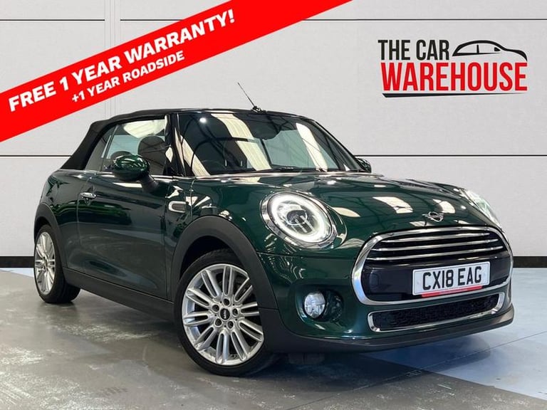 2018 MINI Convertible 1.5 Cooper II 2dr CONVERTIBLE PETROL Manual