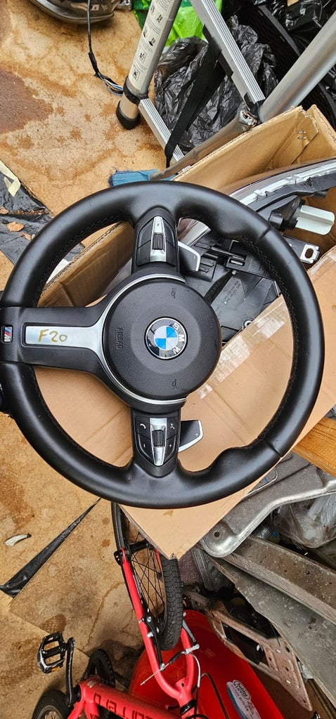 BMW 1 SERIES F20 F21 f30 f31 M SPORT Steering Wheel Airbag Breaking Parts 