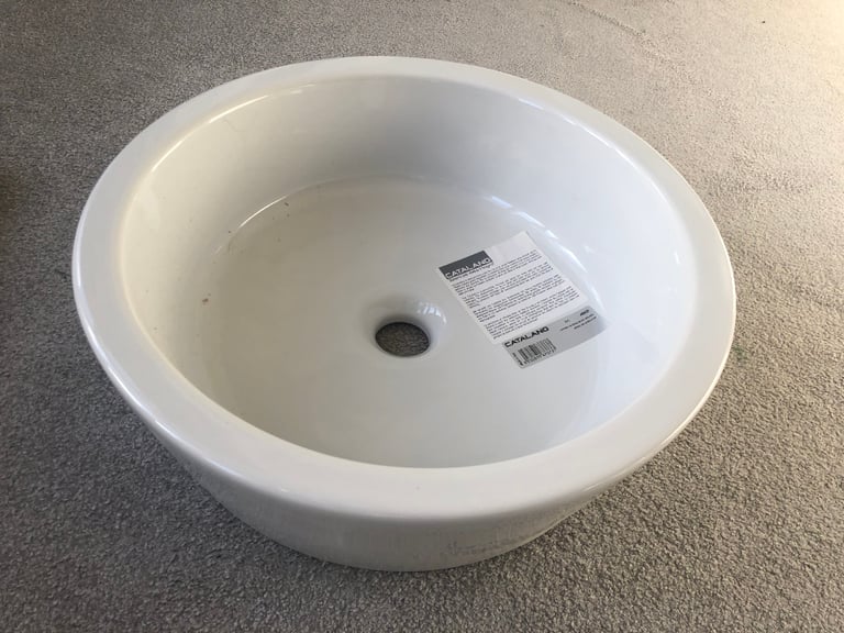 New TWO Catalano KONO 45 Italian ceramic countertop sinks