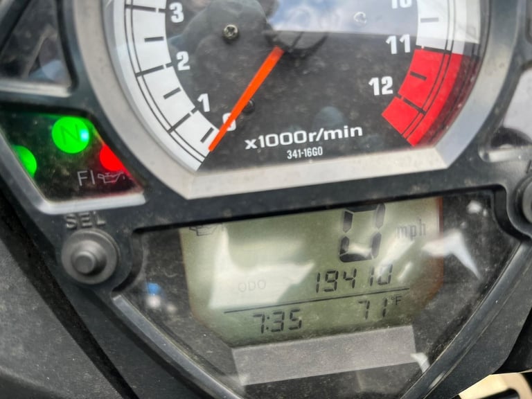 2007 57 SUZUKI SV1000S SPORTS TOURING SV 1000 SV1000 WHITE 19k MILES NEW MOT