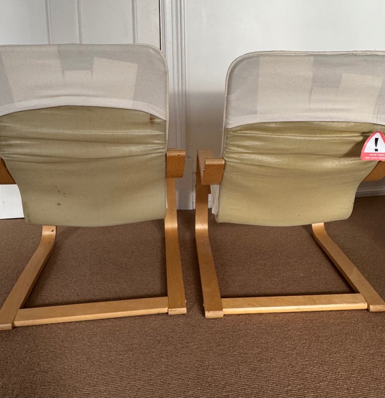 Ikea Kids Poang Chair X2 with spare Covers