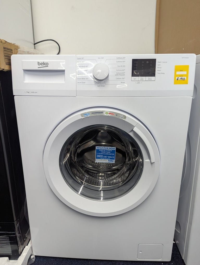Beko WTK72011W 7kg 1200 Spin Washing Machine – White