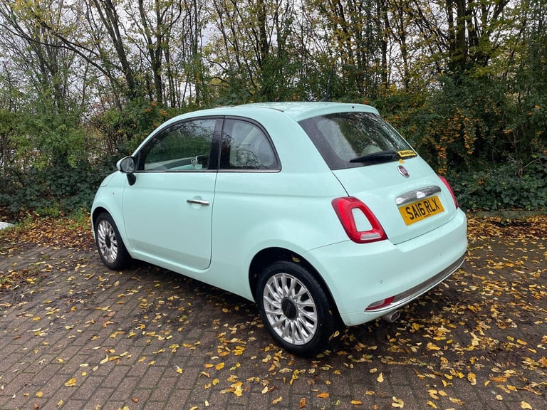 2016 Fiat 500 1.2 Lounge Euro 6 (s/s) 3dr HATCHBACK Petrol Manual