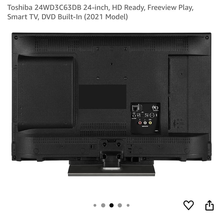 image for Toshiba 24 inch with build in DVD