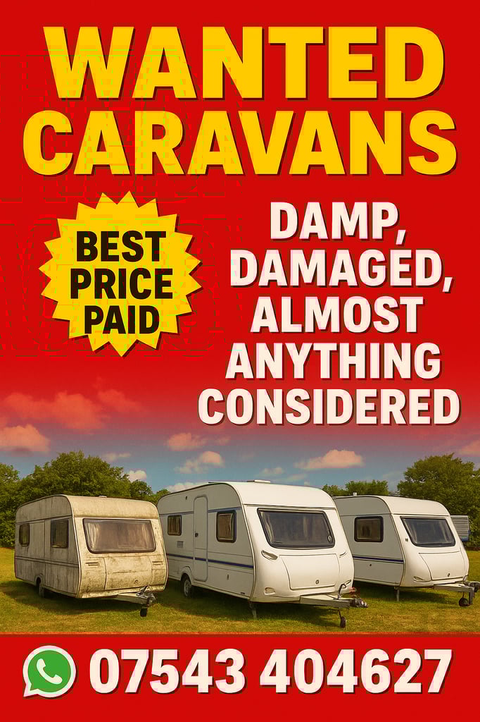 Caravans wanted 