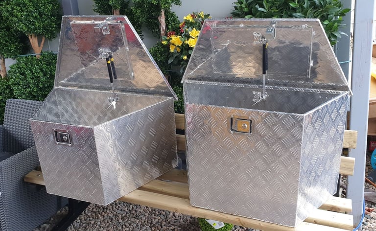 Aluminium Checker Plate toolboxes suit lorries trucks Trailers tractor recovery straps & parts
