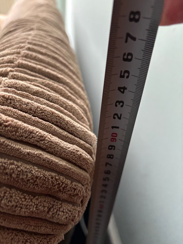 Cord velvet sofa bed