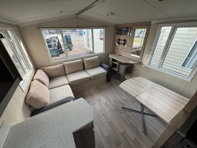 Modern 10ft DG+CH 2 Bed Static Caravan - Offsite Sale for Own Land, Self Build