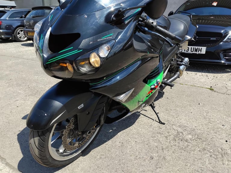 2008 08 KAWASAKI ZX 1400 D8F ABS ZZR1400 BLACK 26k MILES HYPER SPORTS TOURER