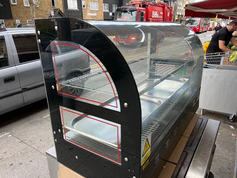 HOT FOOD CHICKEN DISPLAY CATERING COMMERCIAL KITCHEN EQUIPMENT FAST FOOD SHOP BBQ KEBAB 