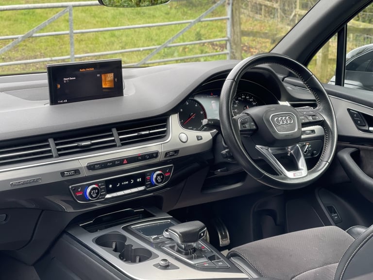 ULEZ COMPLIANT | 2017 AUDI Q7 S LINE V6 QUATTRO 7 SEATER SUV | 6 MONTHS WARRANTY