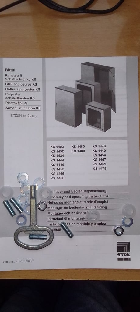GRP consumer fuse box BRAND NEW.